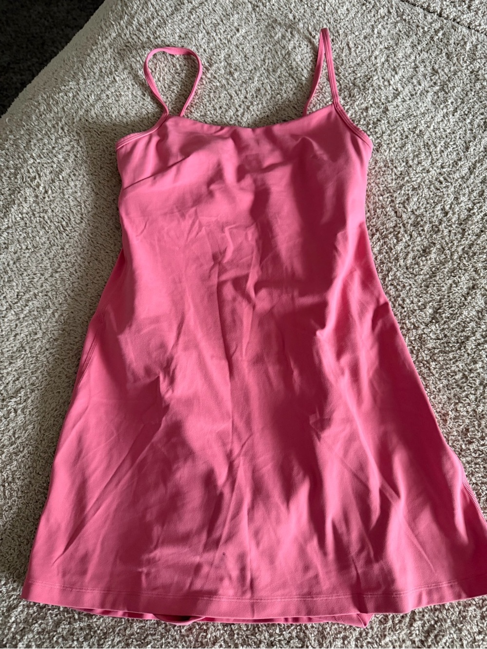 Lululemon Align Dress Glaze Pink Built In Shorts Size 6 EUC